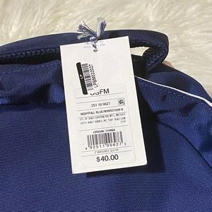 Blue and pink Vineyard Vines unisex backpack.